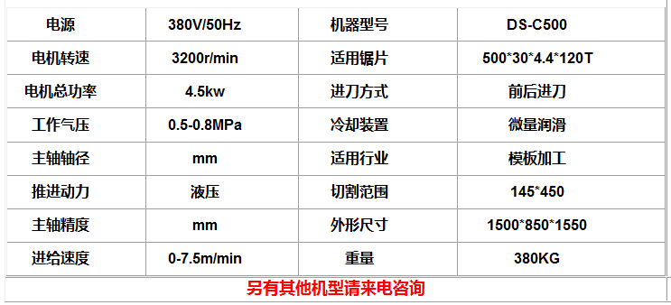 鋁模板切割機(jī)