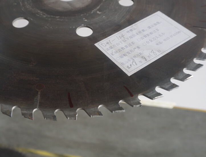 為什么你發來修磨的合金鋸片被貼上了報廢標簽？？